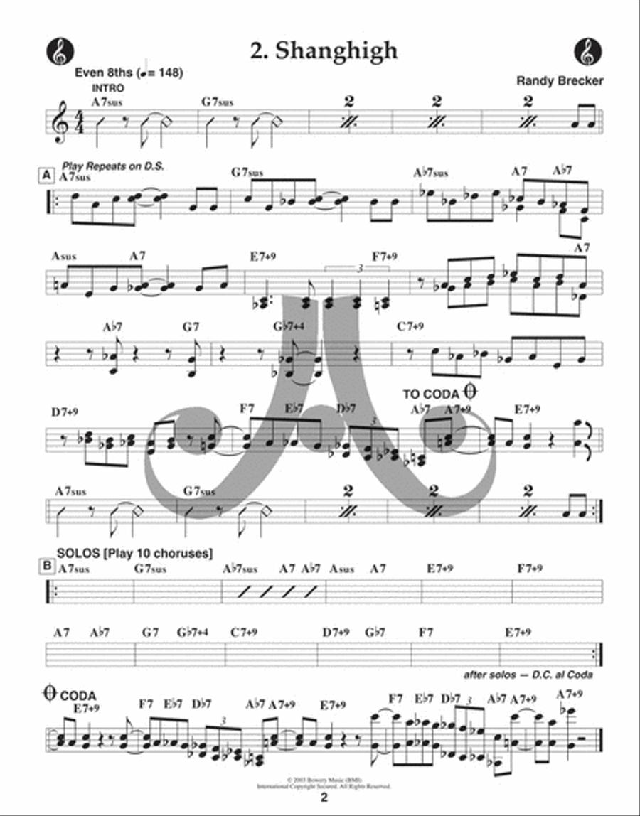 Volume 126 - Randy Brecker Voice scores gallery preview page 4