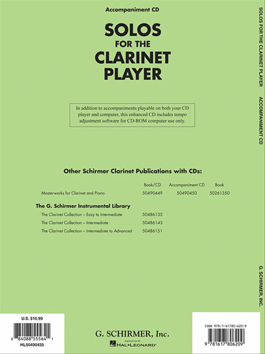 Solos for the Clarinet Player Clarinet Solo scores gallery preview page 2