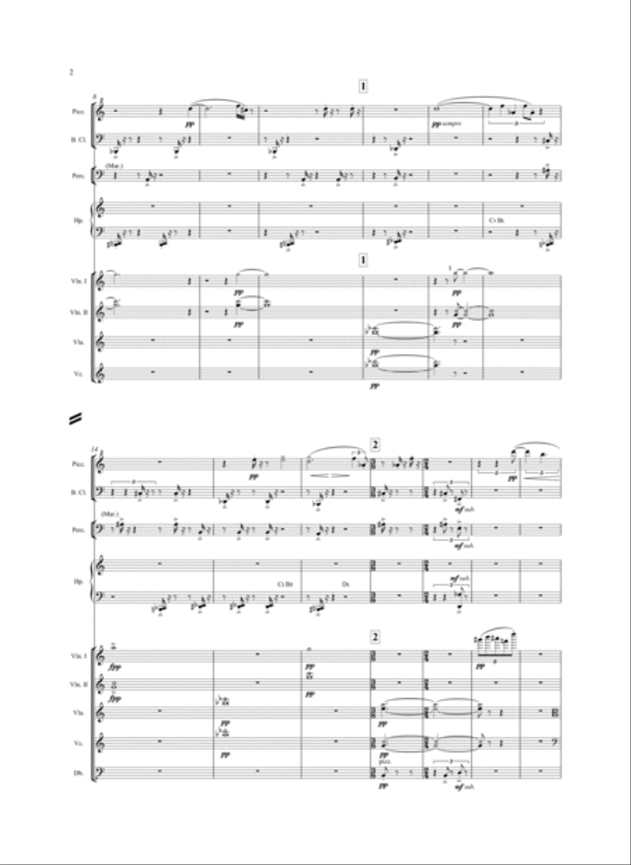 The Comedy of Change (Ballet) Orchestra scores gallery preview page 3