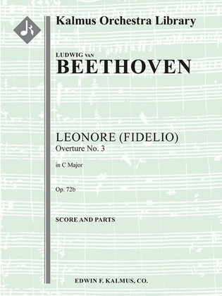 Book cover for Leonore (Fidelio) Overture No. 3, Op. 72b