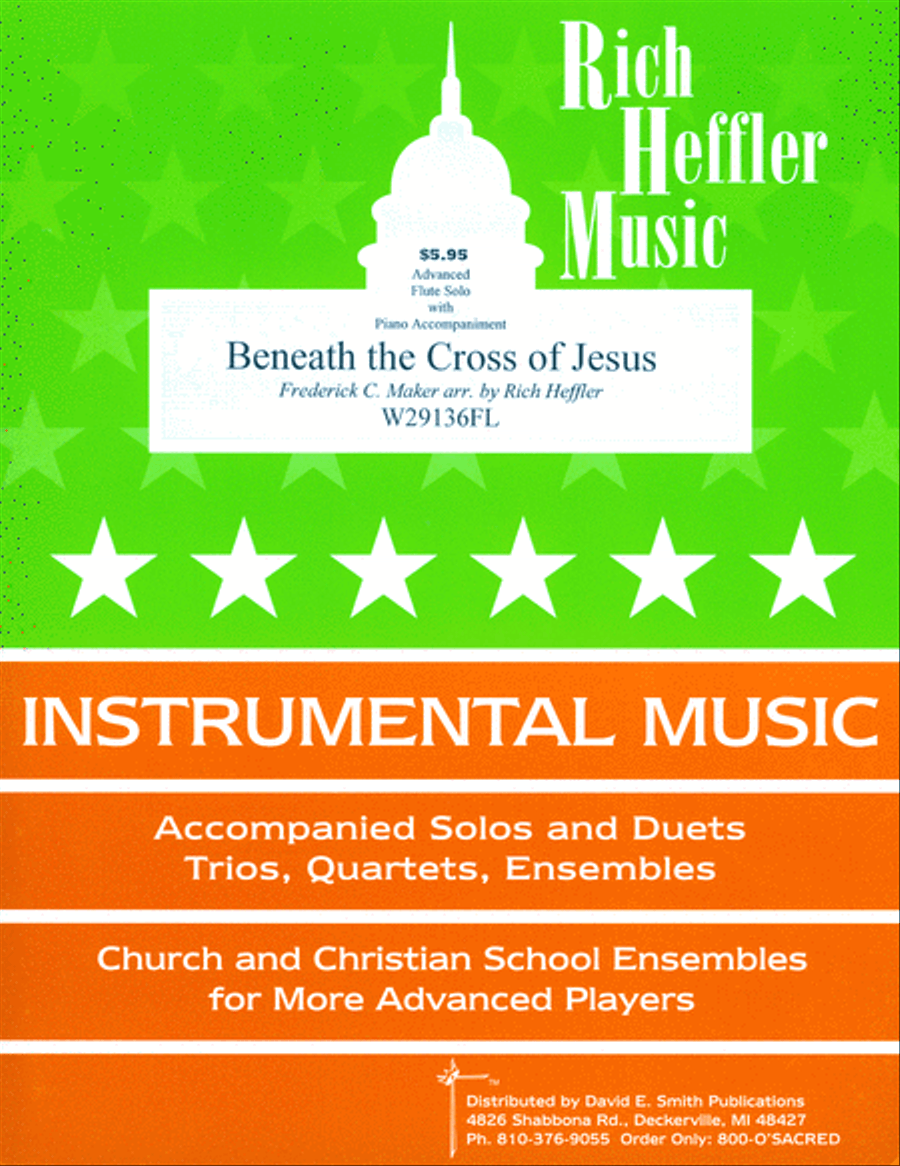 Beneath The Cross Of Jesus Flute Solo scores gallery preview page 1