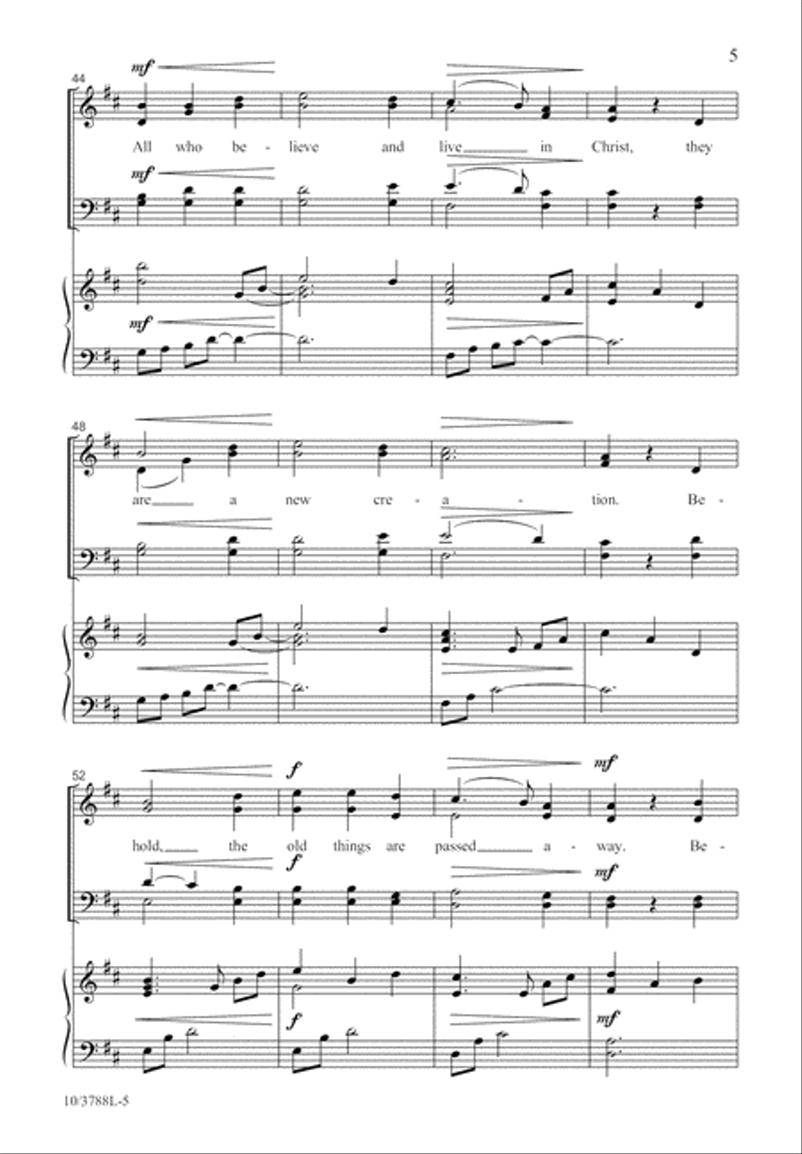 The Spirit Makes All Things New 4-Part scores gallery preview page 5