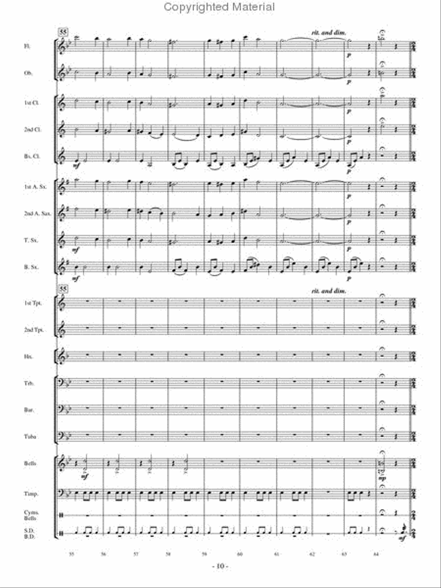 A Christmas Collage A Christmas Collage Concert Band scores gallery preview page 9