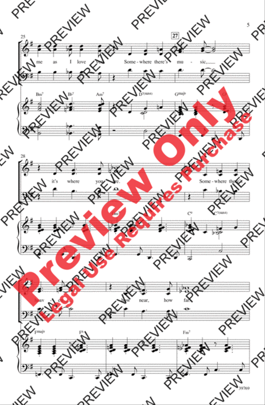 How High the Moon 3-Part scores gallery preview page 5