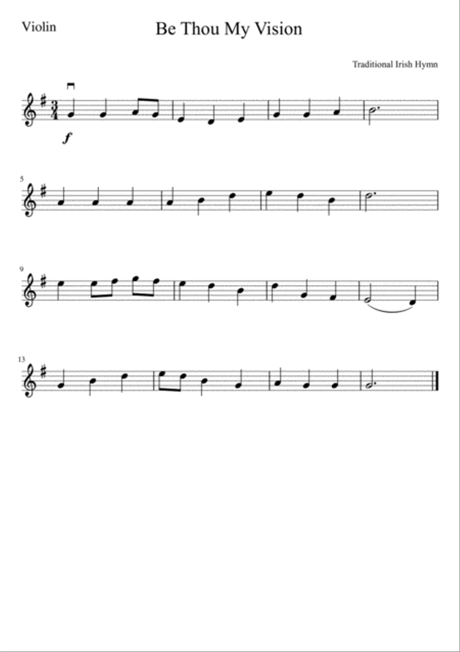 Be Thou My Vision (string trio) String Trio scores gallery preview page 3