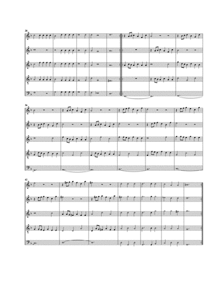 Galliard SSWV 63 (arrangement for 5 recorders)