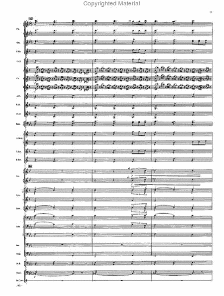 Pilgrim's Chorus Concert Band scores gallery preview page 9