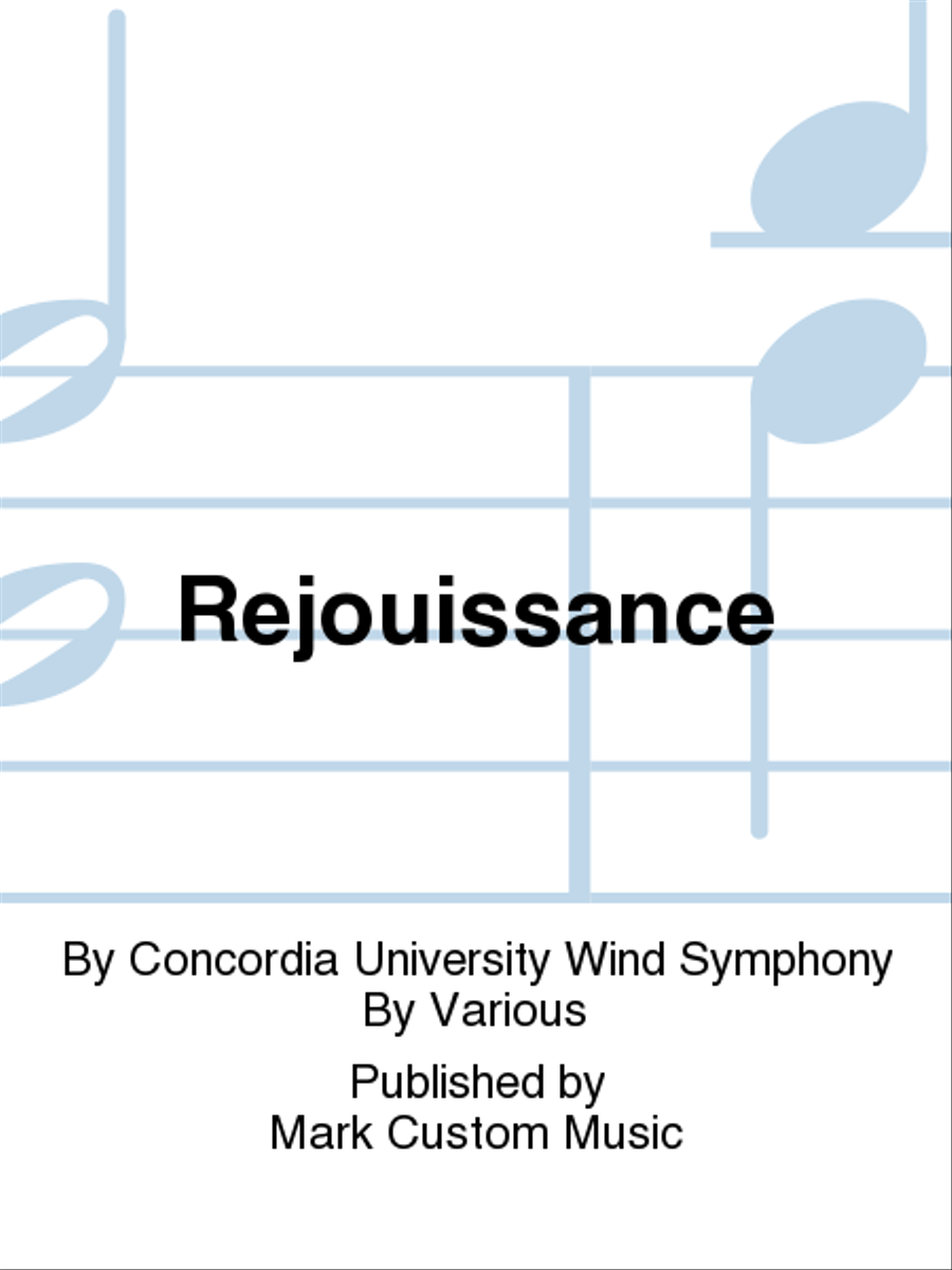 Rejouissance Concert Band scores gallery preview page 1
