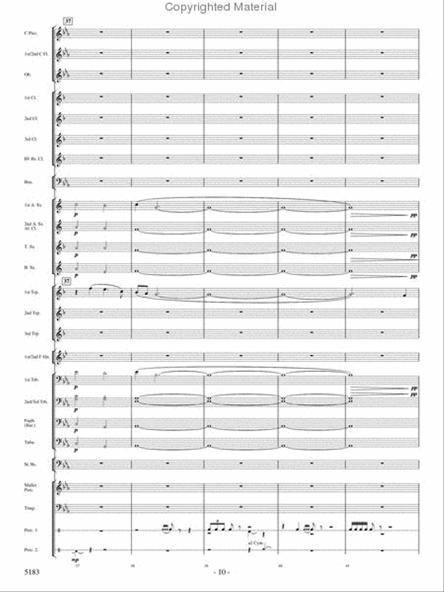 Portrait of Freedom Concert Band scores gallery preview page 9