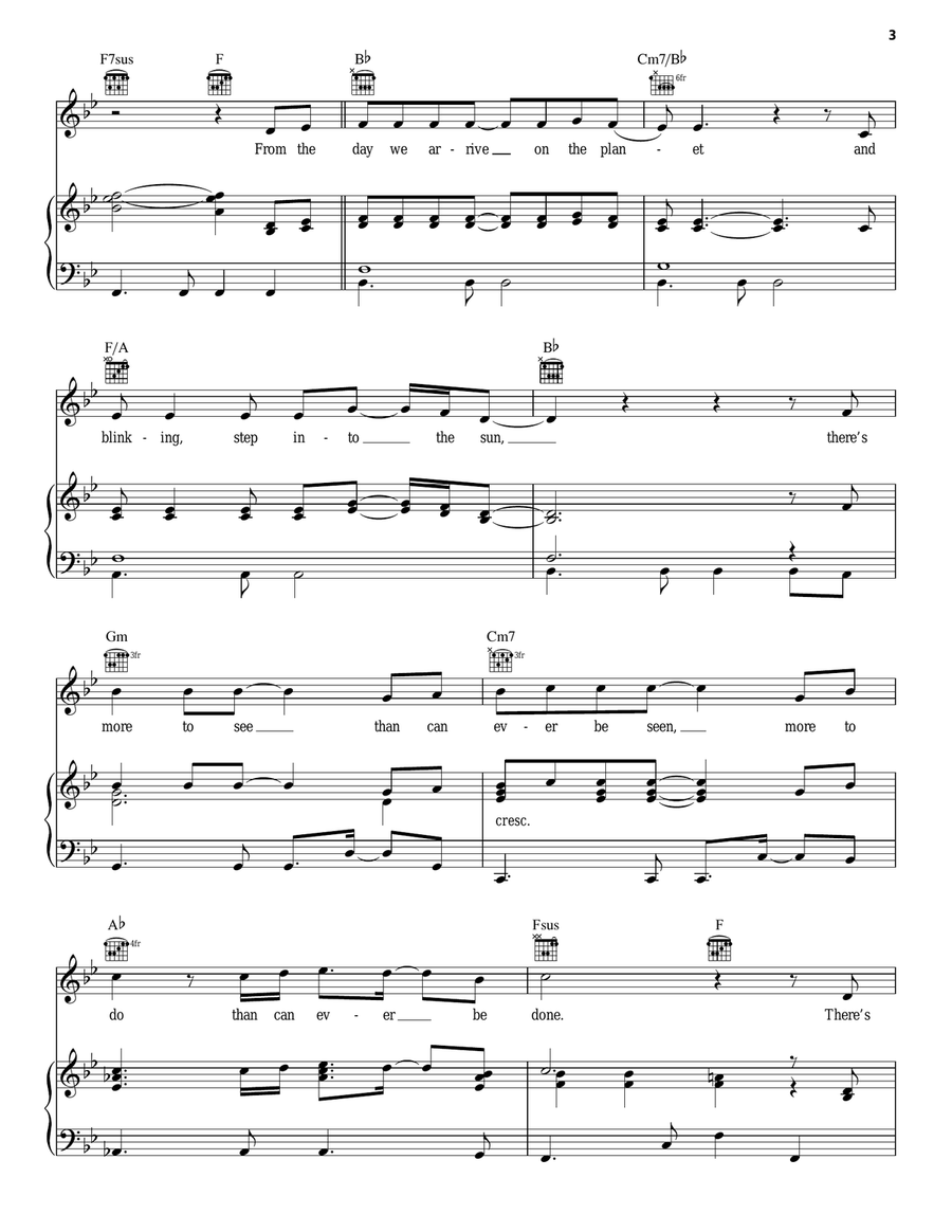 Circle Of Life (from The Lion King) Acoustic Guitar scores gallery preview page 3
