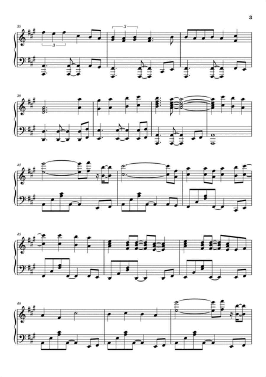 Beautiful Girls Piano Solo scores gallery preview page 3