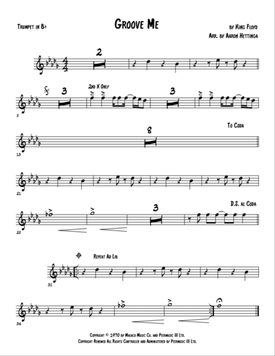 Groove Me Small Ensemble scores gallery preview page 3