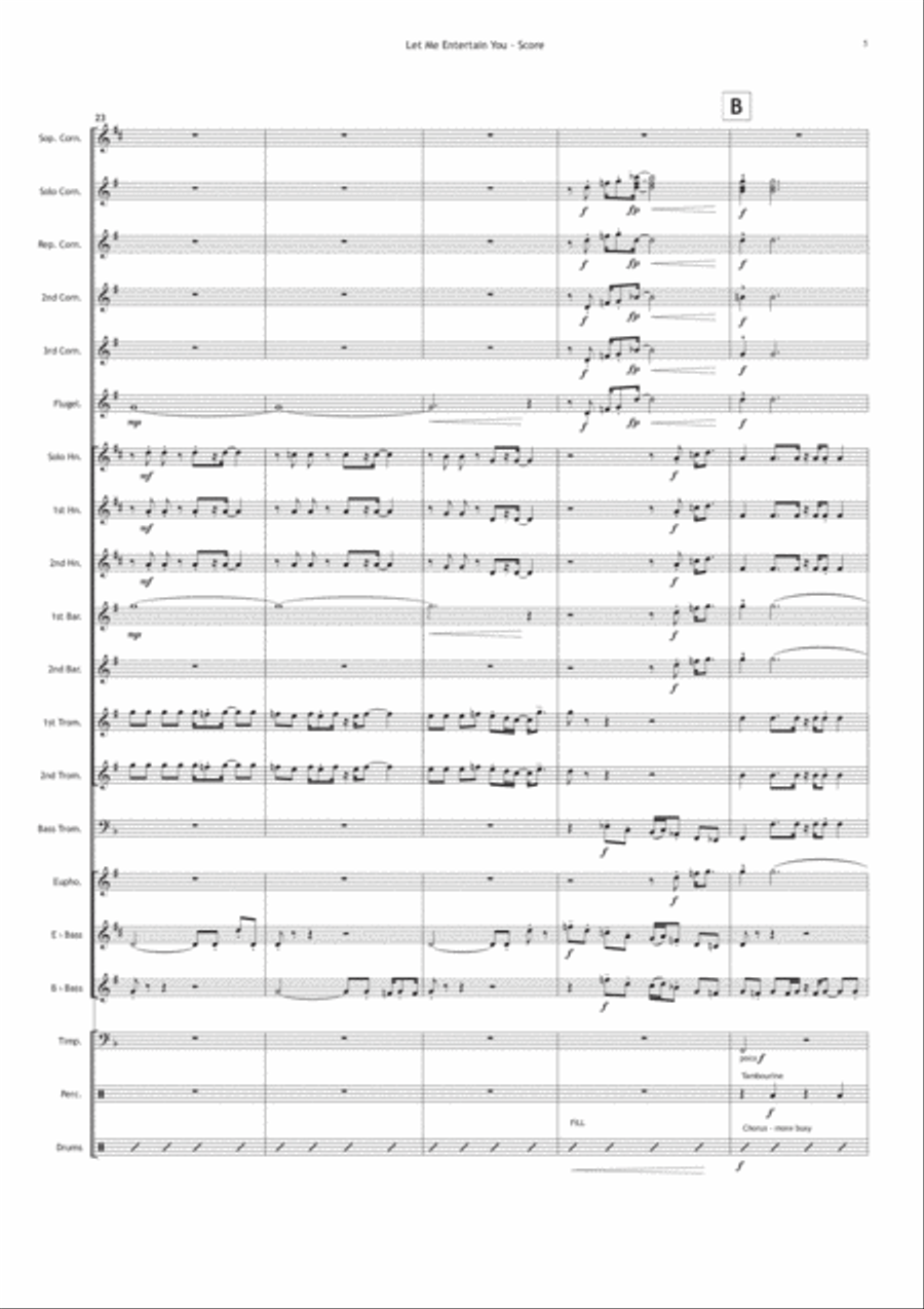 Let Me Entertain You Let Me Entertain You Brass Ensemble scores gallery preview page 6
