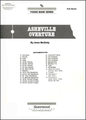 Book cover for Asheville Overture - Score