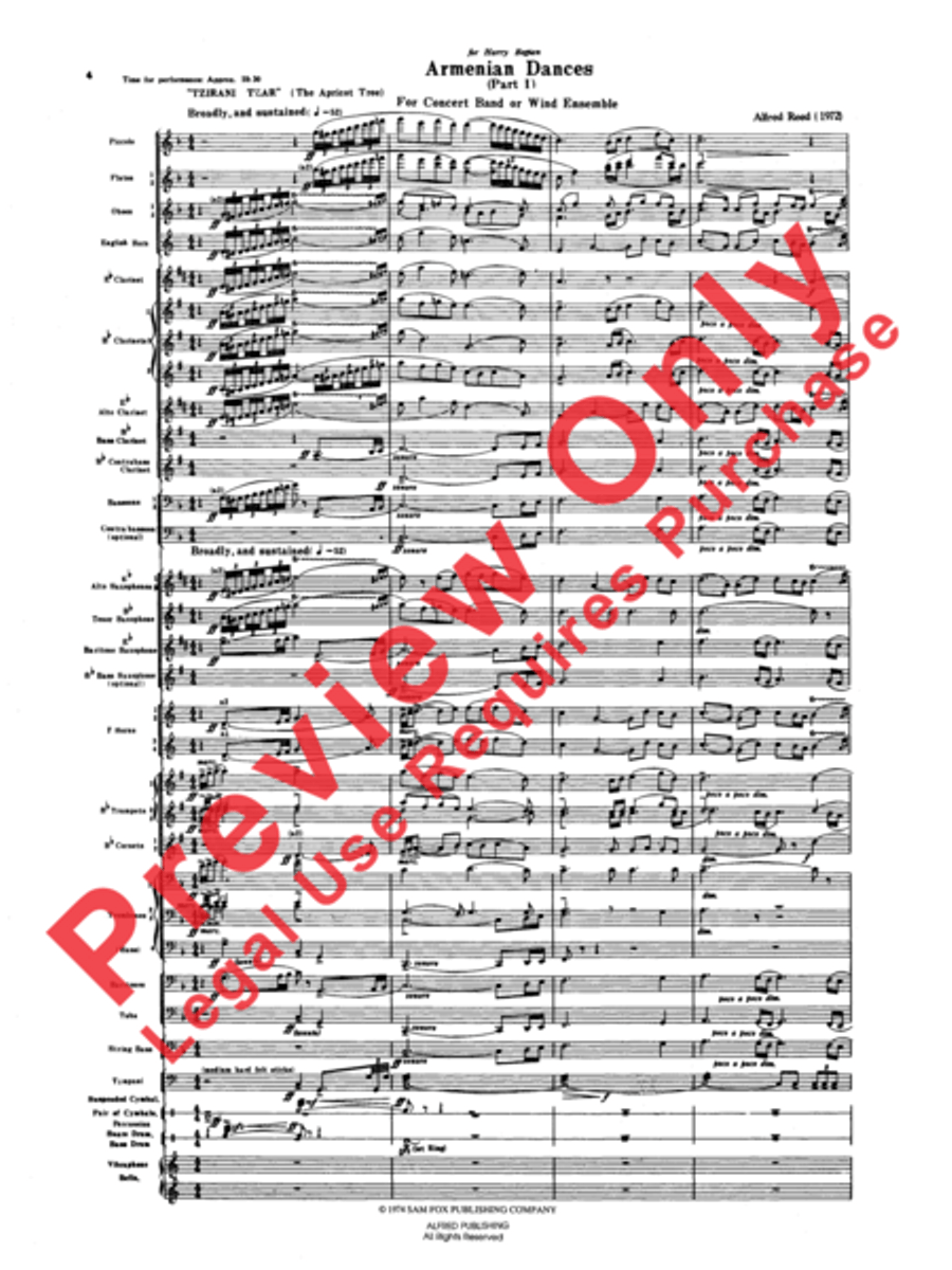 Armenian Dances, Part 1 Armenian Dances, Part 1 Concert Band scores gallery preview page 5
