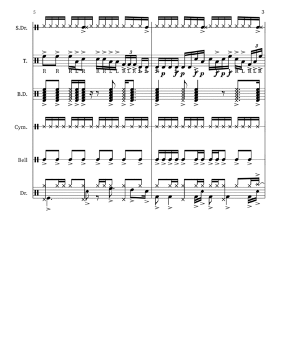 2023 2023 Marching Band scores gallery preview page 3