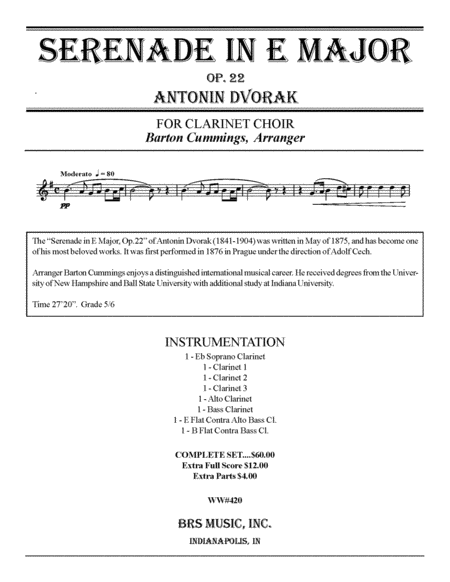 Serenade in E Major, Op. 22