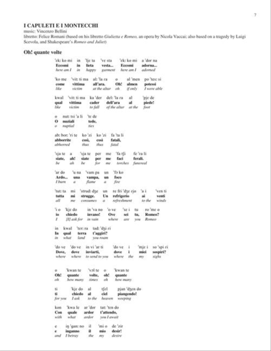 Diction Coach – G. Schirmer Opera Anthology (Arias for Soprano Volume 2) Voice Solo scores gallery preview page 9