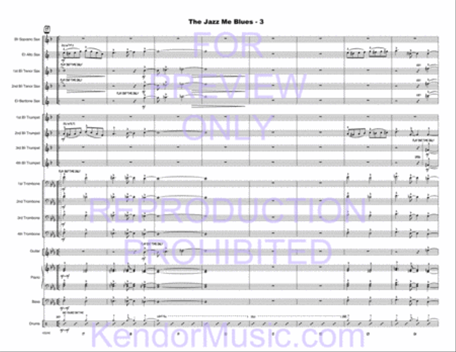 Jazz Me Blues, The Jazz Me Blues, The Choir scores gallery preview page 4