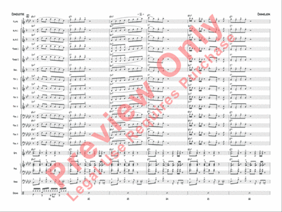 Chameleon Jazz Ensemble scores gallery preview page 14