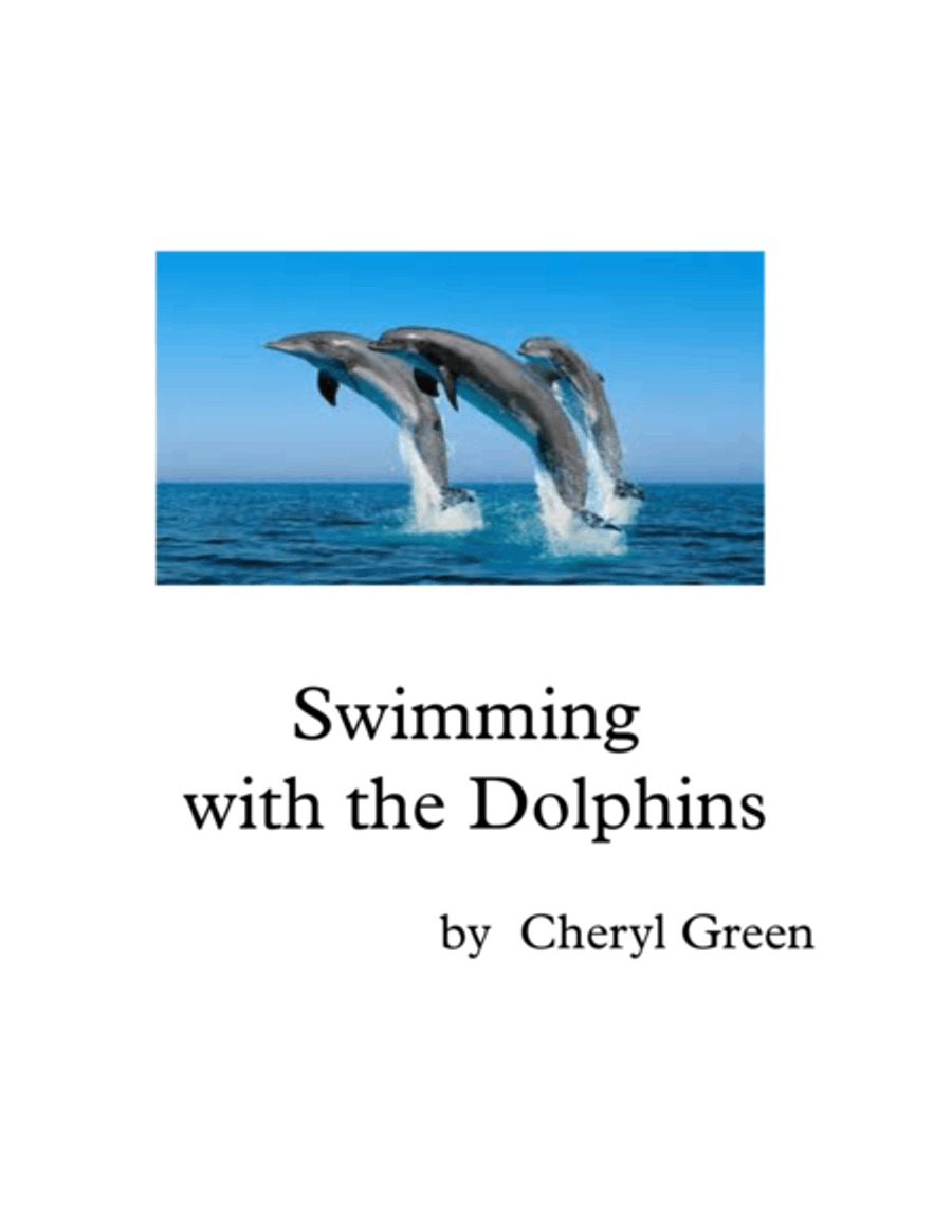Swimming With The Dolphins Piano Solo scores gallery preview page 1