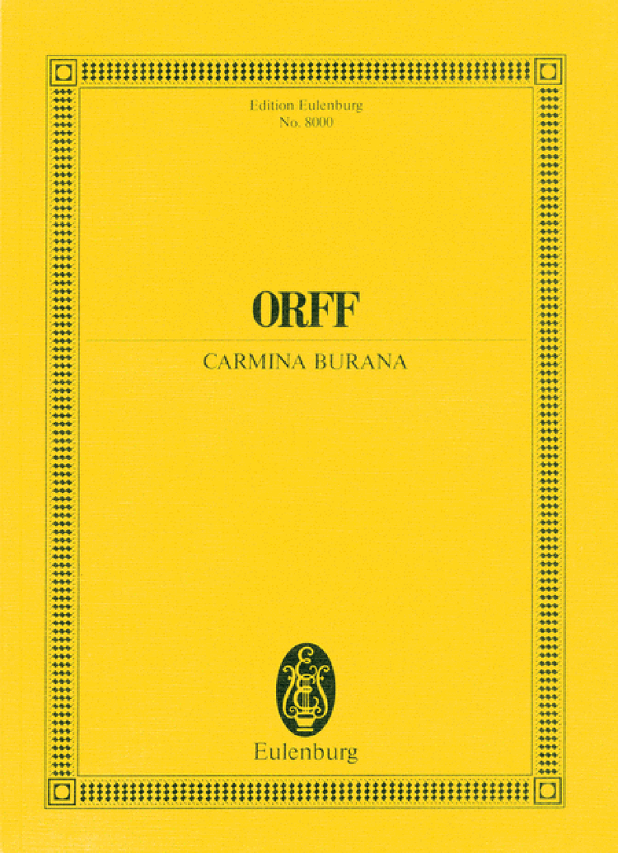 Carmina Burana Choir scores gallery preview page 1