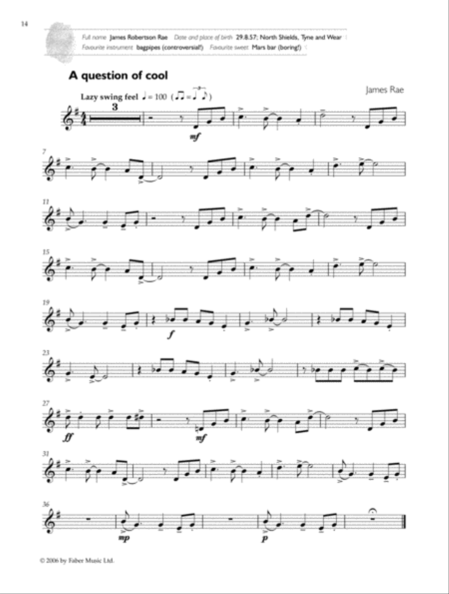 Fingerprints for Trumpet and Piano Cornet scores gallery preview page 4