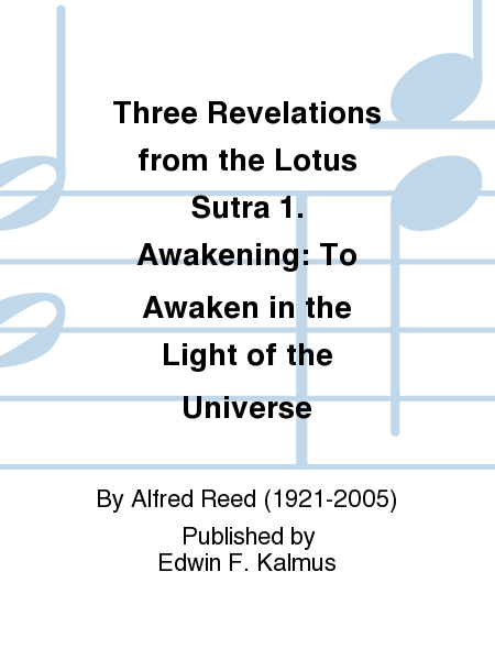 Three Revelations from the Lotus Sutra 1. Awakening: To Awaken in the Light of the Universe image number null
