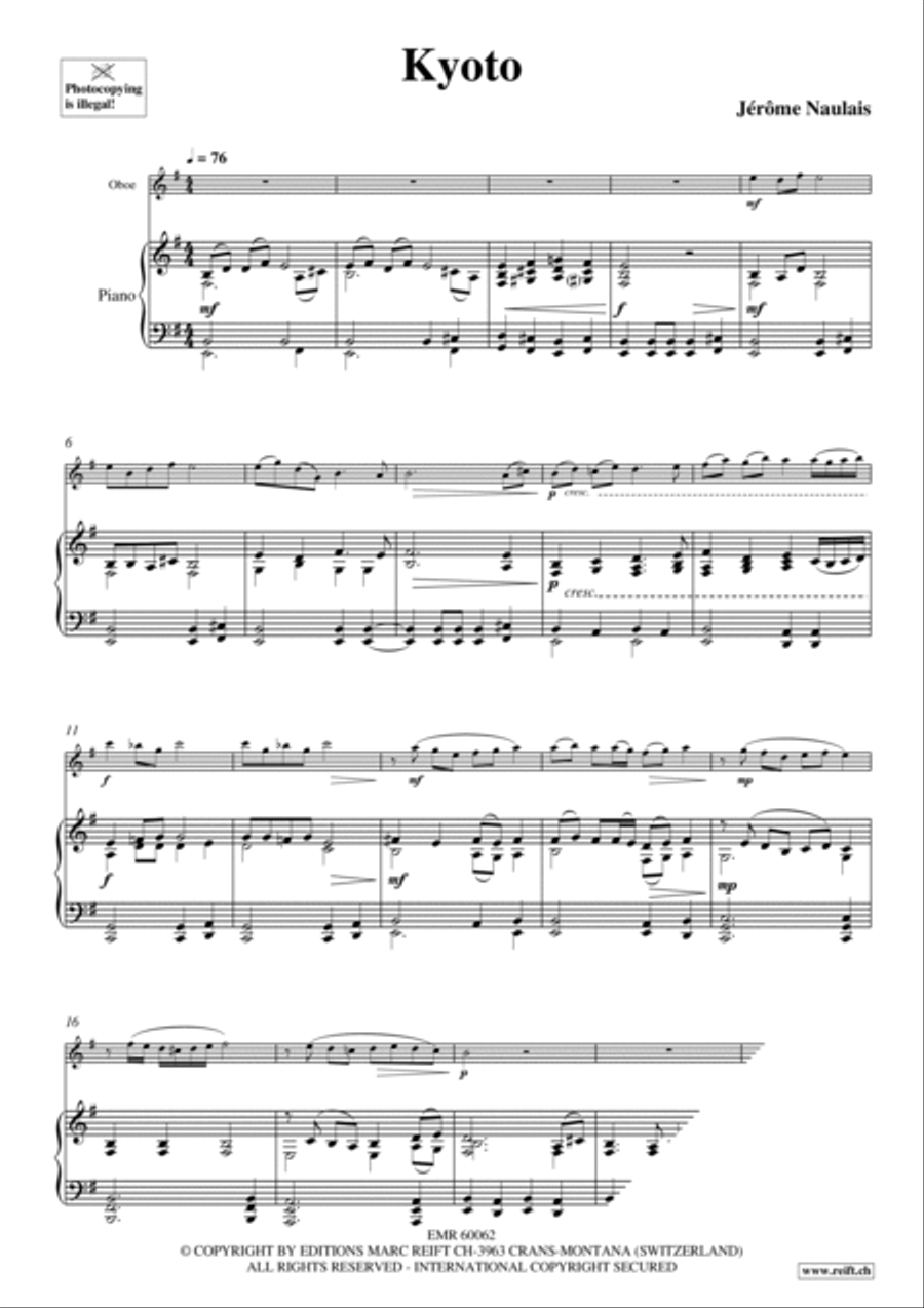 Kyoto Kyoto Piano Accompaniment scores gallery preview page 4