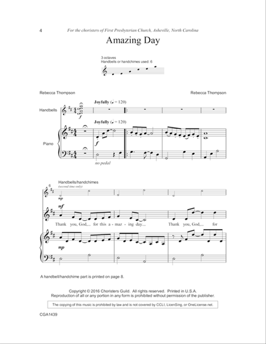 Amazing Day 2-Part scores gallery preview page 5