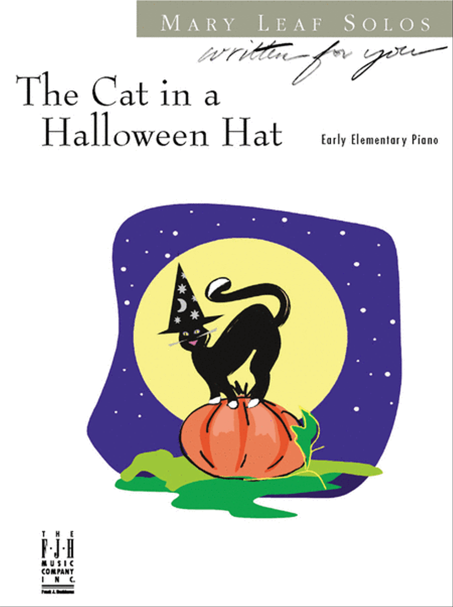 The Cat in a Halloween Hat Easy Piano scores gallery preview page 2