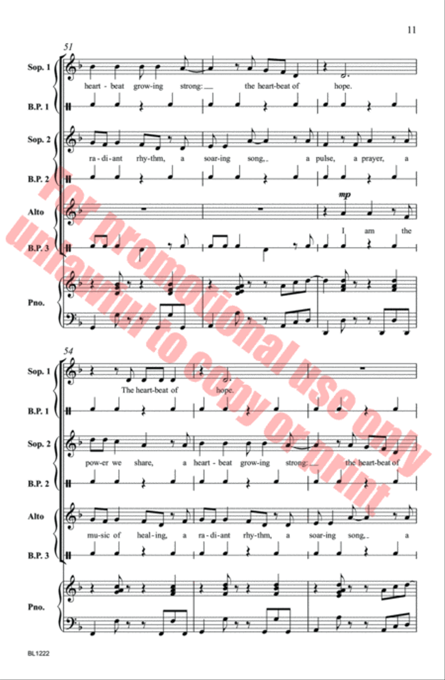 Hope, Peace, Joy: A Trilogy Choir scores gallery preview page 12