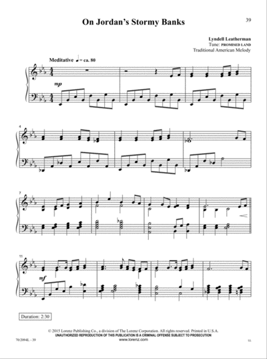 The Church Pianist's Library, Vol. 22 Piano Solo scores gallery preview page 15