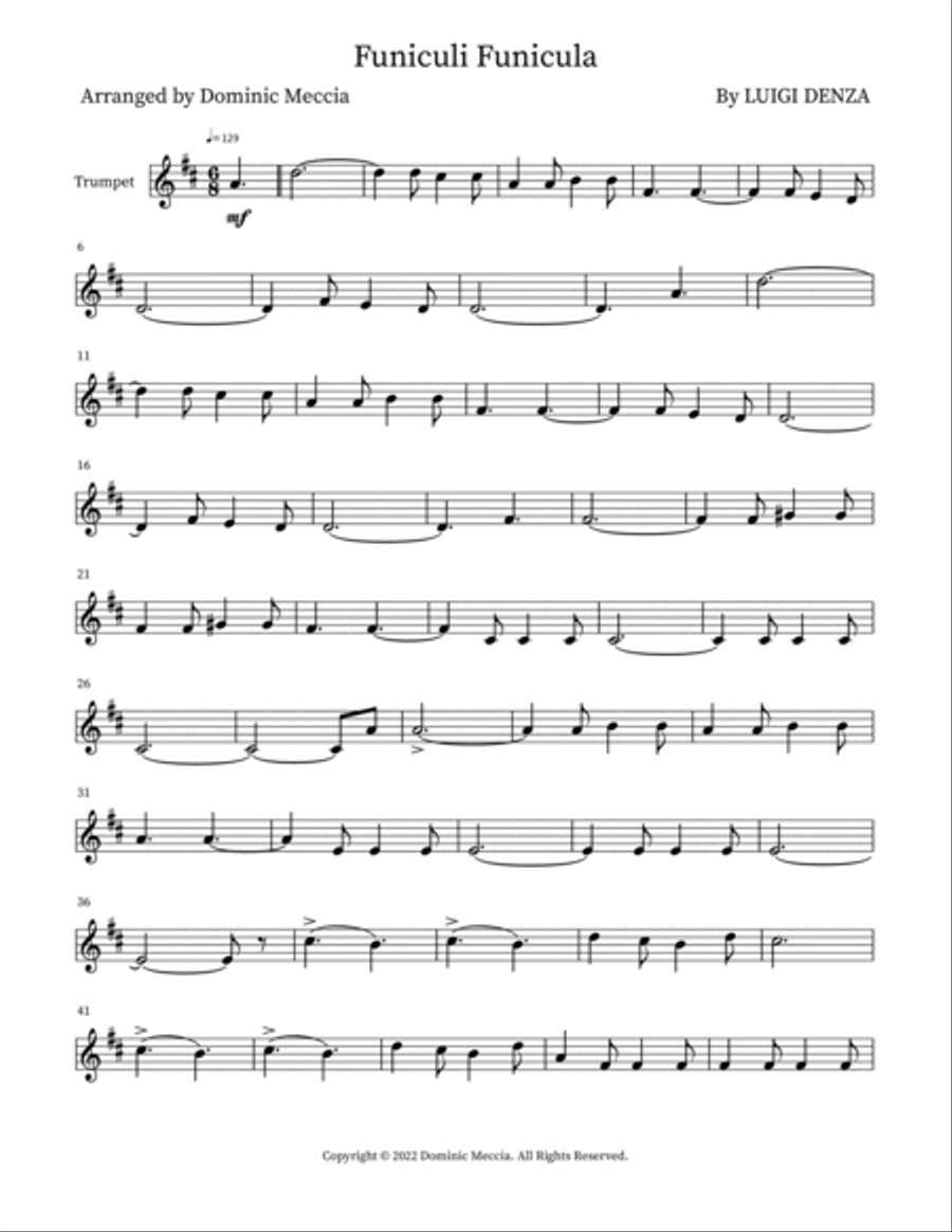 Funiculi Funicula Small Ensemble scores gallery preview page 4