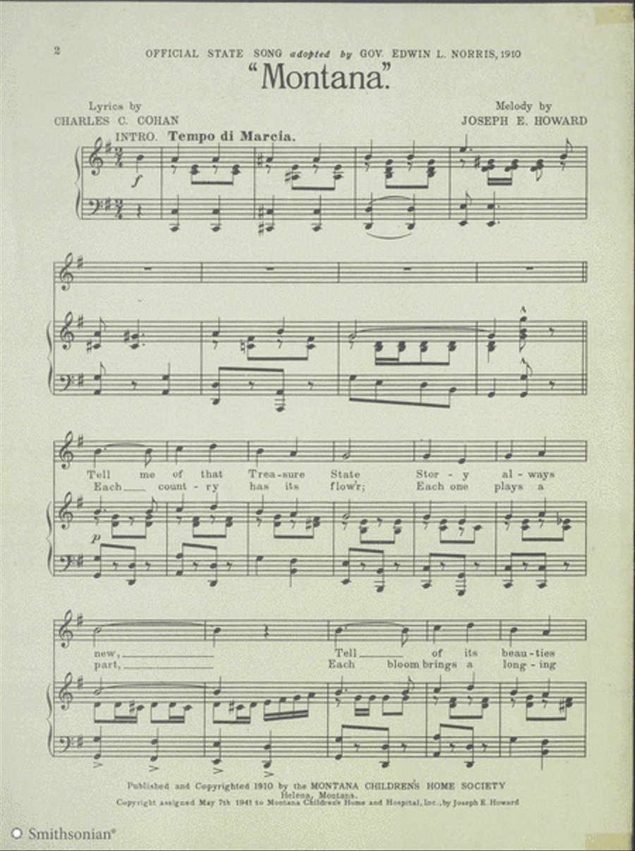 Montana Piano, Vocal scores gallery preview page 2