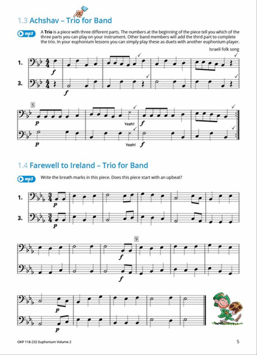 Learning Music Together Vol. 2 Baritone Horn scores gallery preview page 3