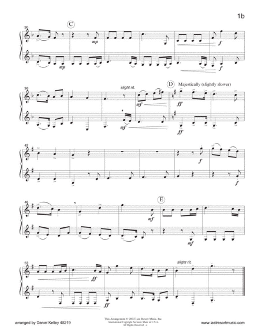 Music for Two French Horns Christmas Brass Duet scores gallery preview page 6