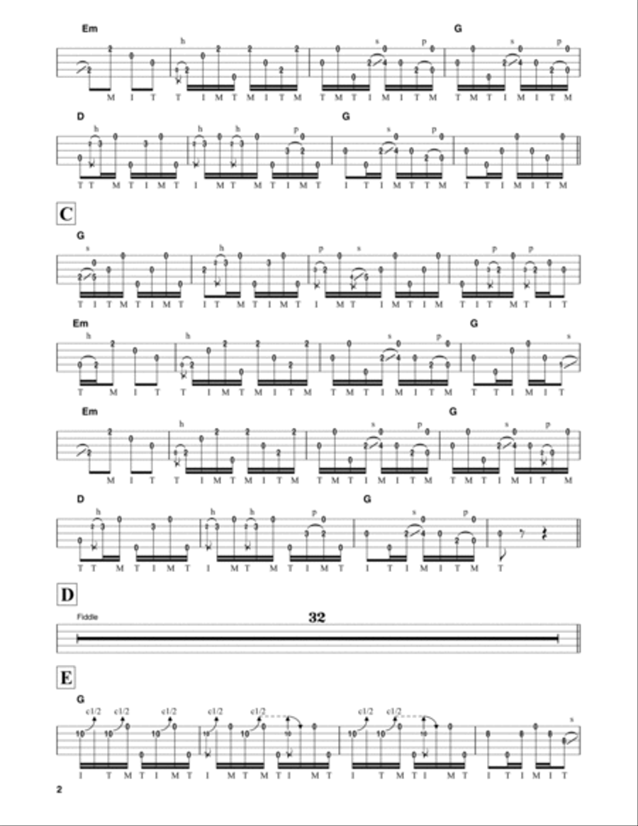Foggy Mountain Breakdown Foggy Mountain Breakdown Banjo scores gallery preview page 2