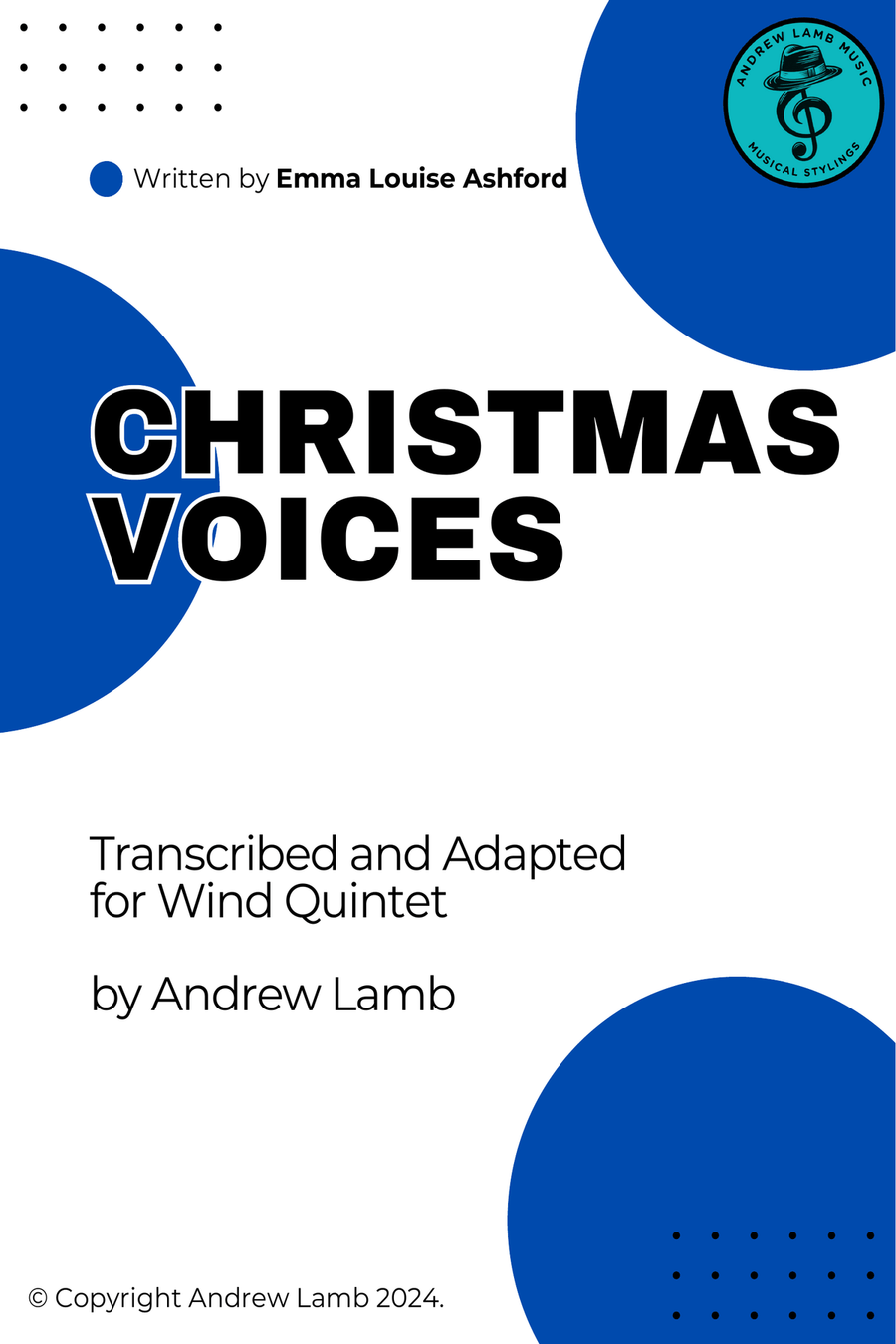 Emma Louise Ashford | Christmas Voices | for Wind Quintet Woodwind Quintet scores gallery preview page 1