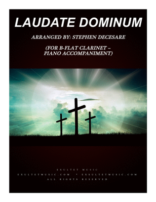Book cover for Laudate Dominum (for Bb-Clarinet Solo - Piano Accompaniment)