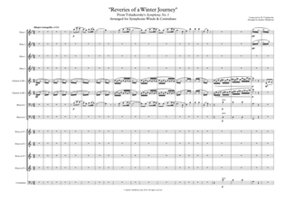 Reveries of a Winter Journey arranged for Chamber Winds and Bass