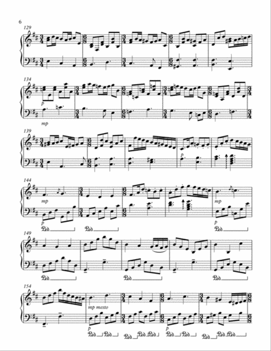 Serenade in b minor Piano Method scores gallery preview page 6