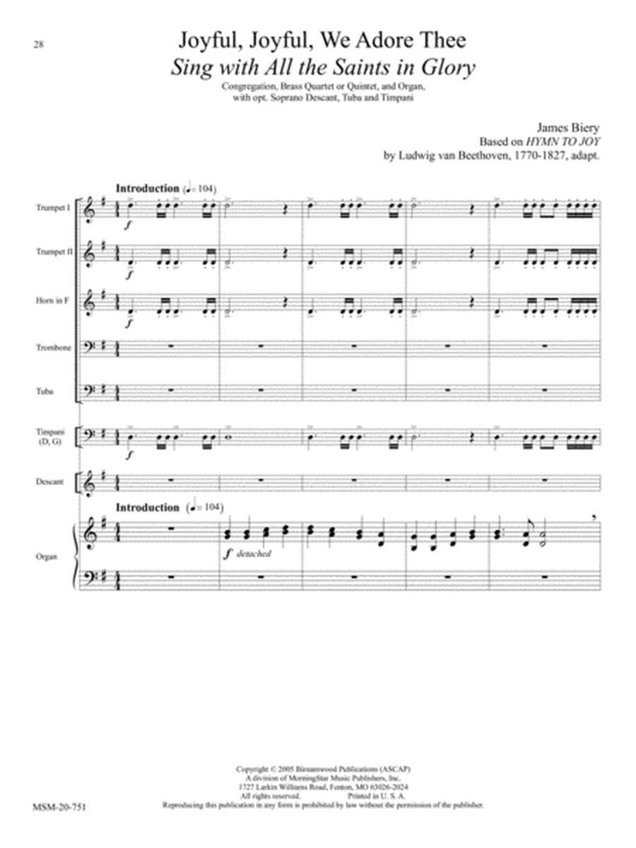 Festive Hymn Settings for Congregational Singing Set 2: Easter/General image number null