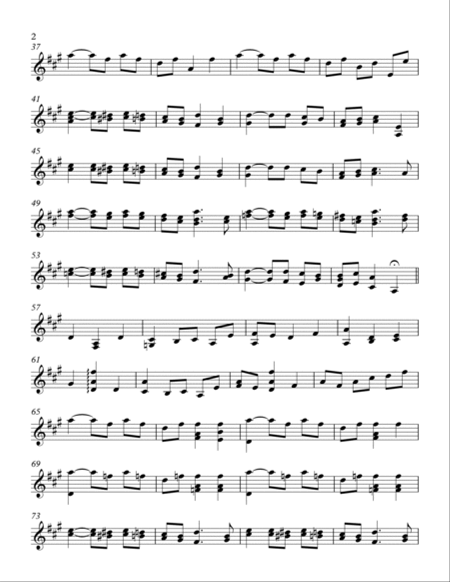 Au soir Au soir Acoustic Guitar scores gallery preview page 2