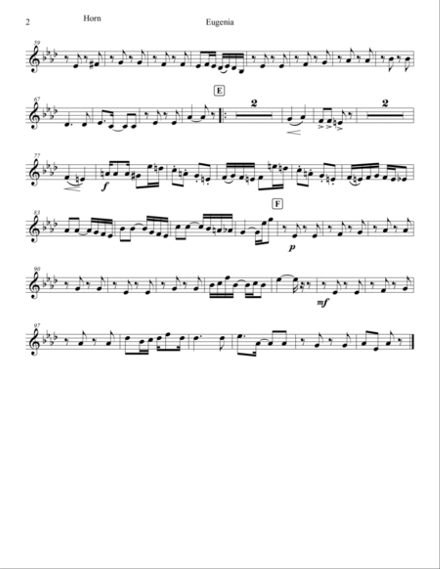 Eugenia Brass Ensemble scores gallery preview page 2