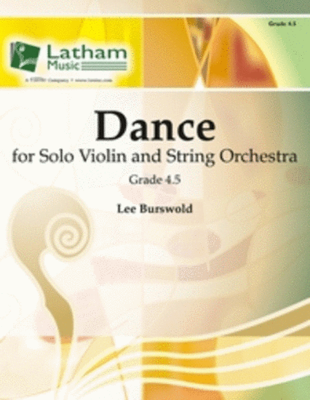 Dance For Solo Violin And So4.5 Sc/Pt