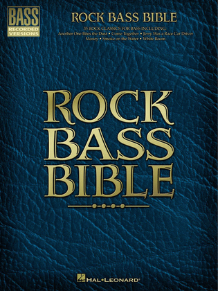 Book cover for Rock Bass Bible