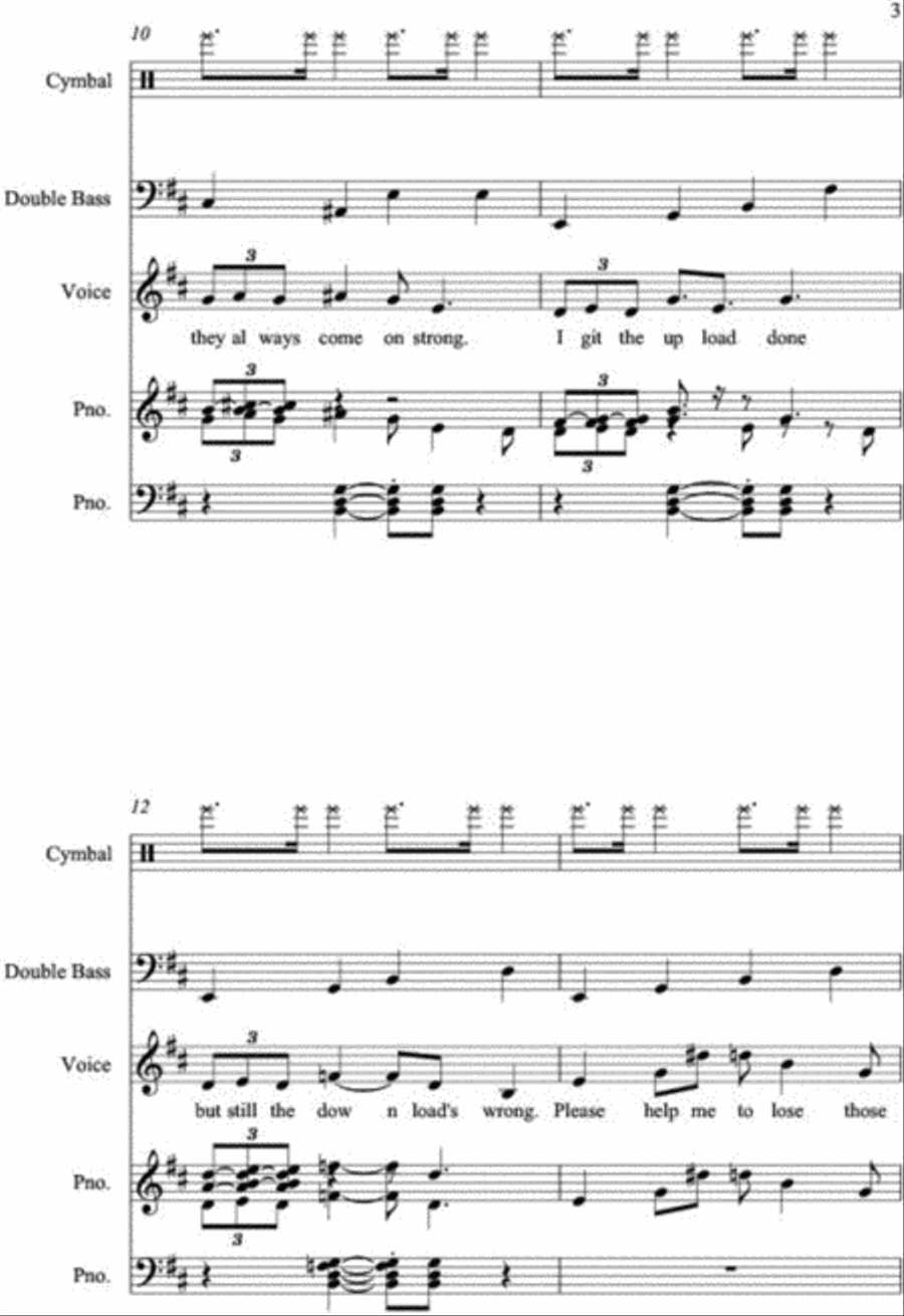 Wifi Blues Jazz Ensemble scores gallery preview page 3