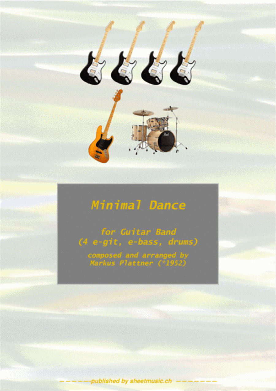 Minimal Dance for Guitar Band Small Ensemble scores gallery preview page 1