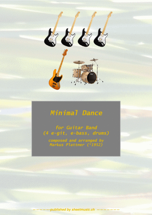 Book cover for Minimal Dance for Guitar Band